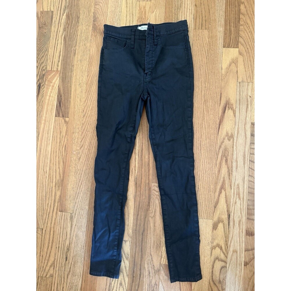 Madewell Jeans Women’s Size 27 10" High Rise Skinny Black Jeans